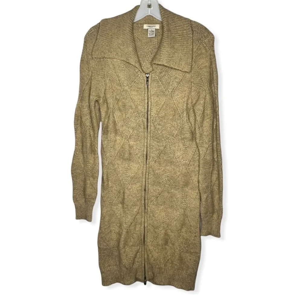 Vintage Vertigo Paris‎ Zip Cardigan Sweater